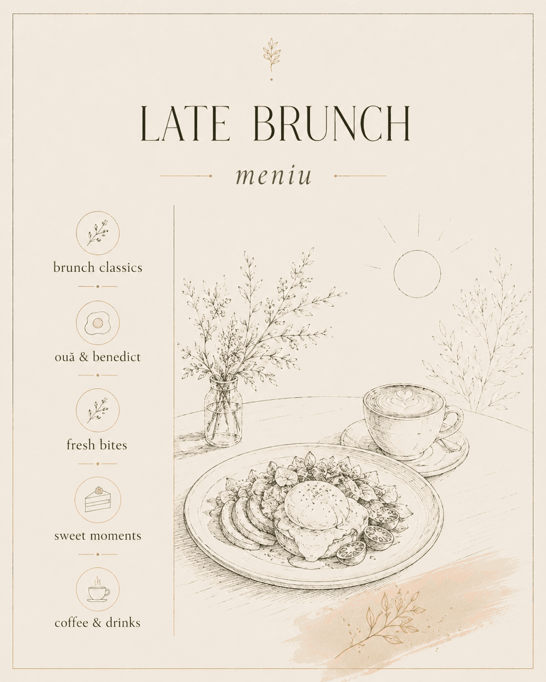 Late Brunch — meniul ediției, de la clasice la cafea
